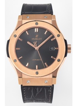 Hublot Super Clone Classic Fusion Rose Gold 42MM Reloj Réplica Espejo 1:1 Dial Gris