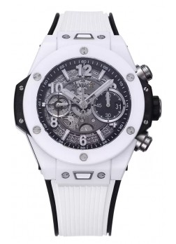 Hublot Big Bang Unico Caja de Cerámica Blanca Edición Reloj Réplica a Espejo 1:1