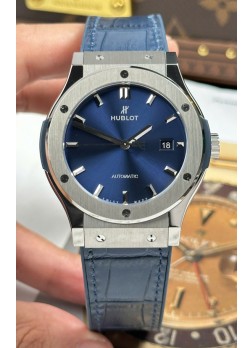 Reloj Hublot Super Clone Classic Fusion con Dial de Titanio Azul de 42 mm