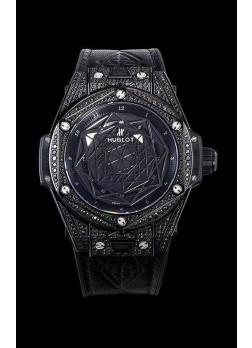 Hublot Big Bang One Click Sang Bleu Reloj Réplica a espejo 1:1 en Caja de Cerámica - 45MM
