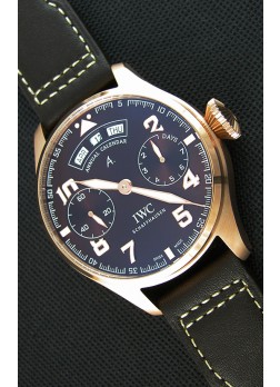 IWC Big Pilot Annual Calender Antoine de Saint Exupéry Dial Marrón IW502706 Réplica a Espejo 1:1