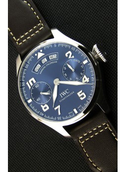 IWC Big Pilot Annual Calender Steel Blue Le Petit Prince Edition Réplica a Espejo 1:1