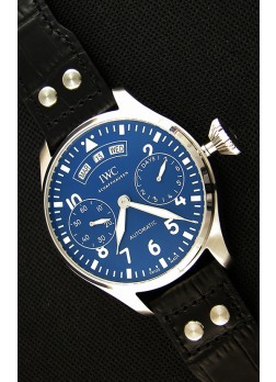 IWC Big Pilot Annual Calendar IW502702 Spitfire Reloj Suizo Réplica a Espejo 1:1 Dial Azul