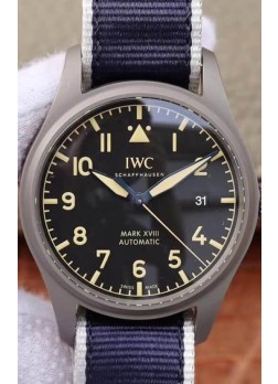 IWC Pilot's MARK XVIII Heritage Reloj Suizo 1:1 Caja Titanio Correa NATO