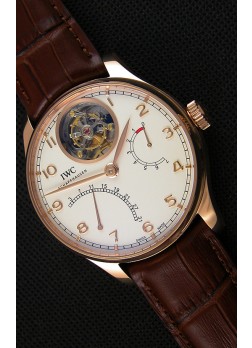 IWC Portugieser Tourbillon Mystere Retrograde IW504402 Versión 2019 Actualizada en Oro Rosado