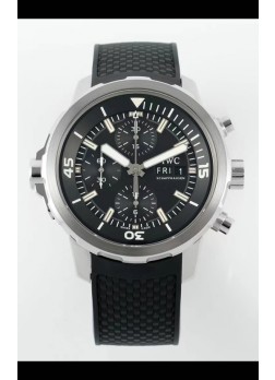 IWC Super Clone Aquatimer Cronógrafo IW376804 Réplica Suiza Dial Negro
