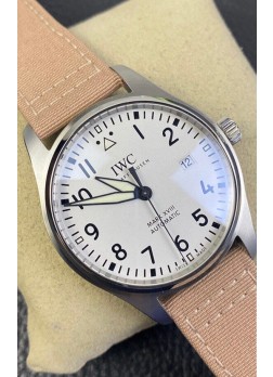IWC Pilot Mark XVIII IW327002 Reloj Réplica a Espejo 1:1 En Dial Blanco