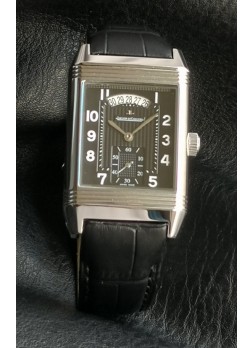 Jaeger-LeCoultre Reverso Super Clone Dial Negro Reloj Réplica Suizo