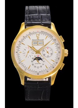 Jaeger LeCoultre Master Control Cronógrafo Calendar Oro Amarillo Reloj Réplica Suizo