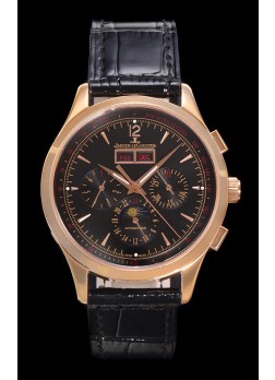 Jaeger LeCoultre Master Control Cronógrafo Calendar Oro Rosado Reloj Réplica Suizo