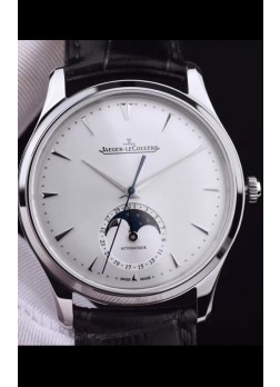 Jaeger LeCoultre Master Ultra Thin Moon Reloj Réplica a Espejo 1:1 Acero Inoxidable
