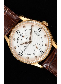 Jaeger LeCoultre Master Control Reloj Réplica Suizo Oro Rosado