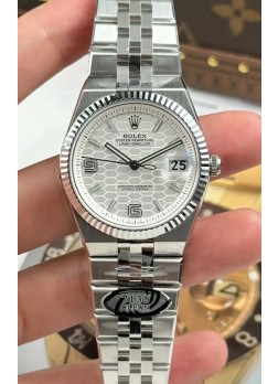 Rolex Land-Dweller 127234 Acero Diseño Panal Abeja 36MM Reloj Réplica Suizo