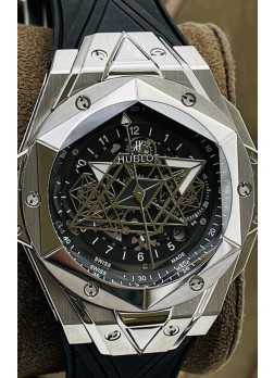 Hublot Big Bang UNICO Sang Bleu II Acero Inoxidable Calidad a Espejo 1:1 Reloj Réplica Suizo