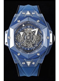 Hublot Big Bang UNICO Sang Bleu II Cerámica Azul Calidad a Espejo 1:1 Reloj Réplica Suizo