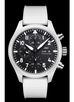 IWC Pilot's Chronograph Top Gun Cerámica IW389105 Reloj Réplica a Espejo 1:1 Dial Negro