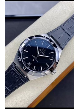 Omega Co-Axial Constellation 41MM Acero 904L Dial Negro Reloj Réplica a Espejo 1:1