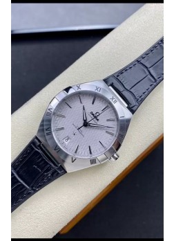 Omega Co-Axial Constellation 41MM Acero 904L Dial Gris Reloj Réplica a Espejo 1:1
