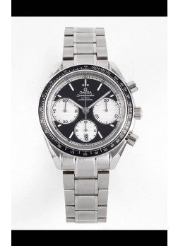 Omega Speedmaster Racing Acero 904L Chronograph Réplica a Espejo 1:1 Dial Negro