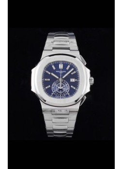 Patek Philippe Nautilus 5980/1A 904L Caja Acero en Dial Azul - Reloj Réplica 1:1