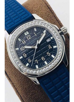 Patek Philippe Aquanaut 5067A Reloj Réplica Suiza en Acero Inoxidable Bisel Diamantes 35MM