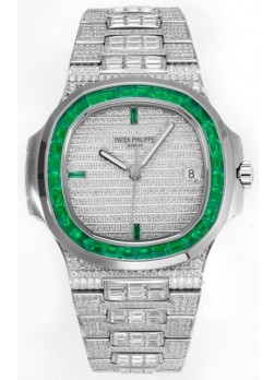 Patek Philippe Nautilus 5711/A Reloj Réplica Suizo a Espejo 1:1 Acero 904L Caja Diamantes