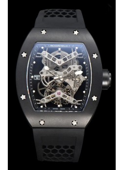 Richard Mille RM027 Rafael Nadal Caja Titanio con Genuino Movimiento Suizo Tourbillon Super Clone