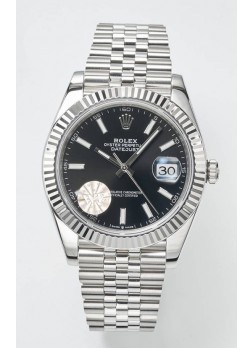 Rolex Datejust Movimiento Cal.3235 Reloj Suizo Réplica a Espejo 1:1 Acero 904L 41MM - Dial Negro