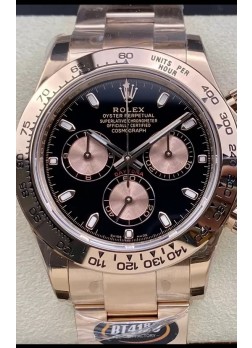 Rolex Cosmograph Daytona M116505 Oro Rosado Movimiento Original Cal.4130 -  Reloj Acero 904L