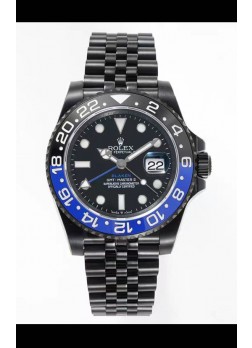 Rolex GMT Masters II REF.126710BLRO Batman BLAKEN Réplica Suiza - Acero 904L Revestido en DLC