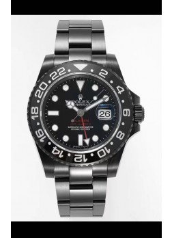 Rolex GMT Masters II REF.126710BLRO BLAKEN Réplica Suiza - Acero 904L Revestido en DLC