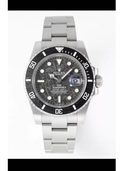 Rolex Submariner DiW Caja Acero Inoxidable Bisel Negro Reloj Edición Cerámica