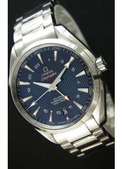 Omega Seamaster Aqua Terra GMT 150M 43MM Réplica a Espejo 1:1 Dial Azul