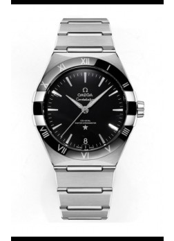 Omega Co-Axial Constellation Acero Inoxidable Dial Negro Réplica Espejo 1:1 41MM
