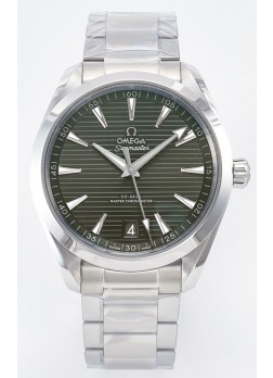 Omega Aqua Terra 150M Dial Verde Caja Acero 904L Réplica Espejo 1:1 41MM 