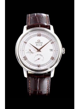Omega De Ville Prestige Power Reserve 904L Steel 1:1 Mirror Swiss Watch White dial