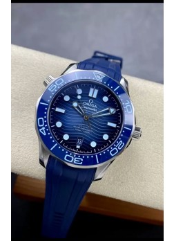 Omega Seamaster 300M Azul Summer Suizo Acero 904L Réplica a Espejo 1:1