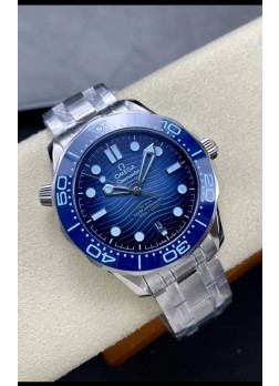 Omega Seamaster 300M Azul Summer Suizo Acero 904L Réplica a Espejo 1:1