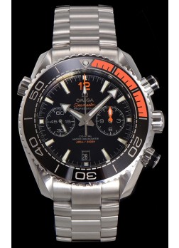 Omega Super Clone Planet Ocean 600M Cronógrafo Acero 904L Reloj Réplica