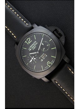 Panerai Luminor GMT Reloj Réplica Japonés con Indicador de Reserva de Energía de 8 Días