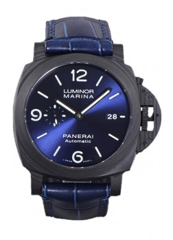 Panerai Luminor Marina Carbotech PAM1664 Blue Notte Caja Carbono Reloj Réplica Espejo 1:1 