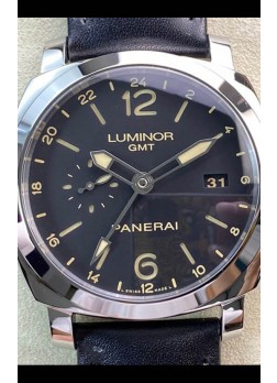 Panerai Luminor 1950 PAM00531 Edición GMT Dial Negro - Réplica Espejo 1:1