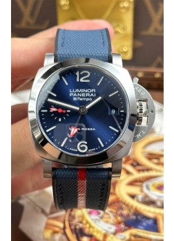 Panerai Luminor Super Clone Marina PAM1404 Quaranta BiTempo Luna Rossa Reloj Réplica40MM