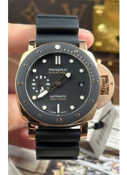 Panerai Super Clone Submersible PAM974 Reloj Oro Rosado 42MM