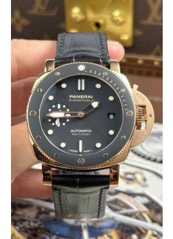 Panerai Super Clone Submersible PAM974 Reloj Oro Rosado 42MM