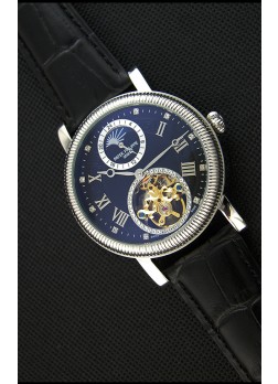 Patek Philippe Japanese MoonPhase Tourbillon Reloj Réplica Dial Negro