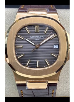 Patek Philippe Nautilus 5711 Acero 904L Actualizado 2023 Reloj Réplica - Dial Gris
