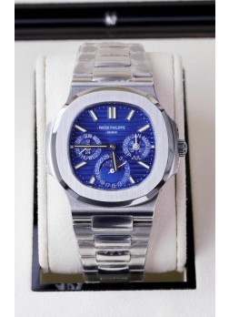 Patek Philippe Nautilus 5740 Perpetual Calendar Acero Inoxidable Dial Morado Reloj Réplica Suizo