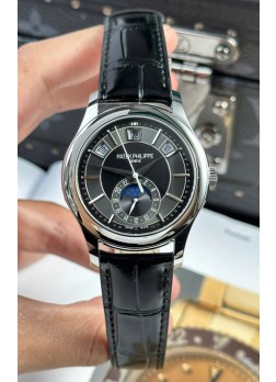Patek Philippe 5205-001 Complications MoonPhase Reloj Super Clone Dial Gris Oscuro