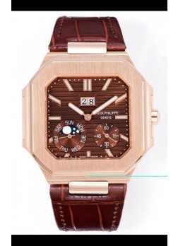 Patek Philippe Cubitus 5822 Caja Oro Rosado Dial Marrón Reloj Réplica Suizo
